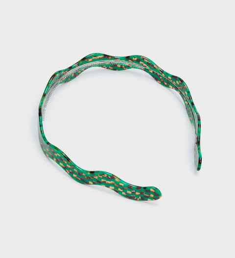 Wavy Headband in Andi Green