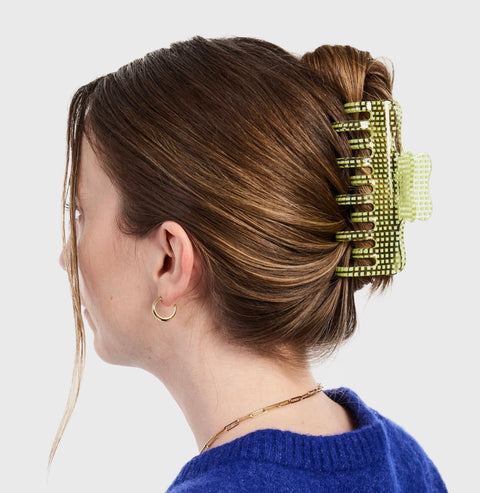 Jojo Claw in Large Lime Drop