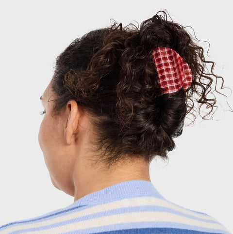 Juno Claw in Red Plaid