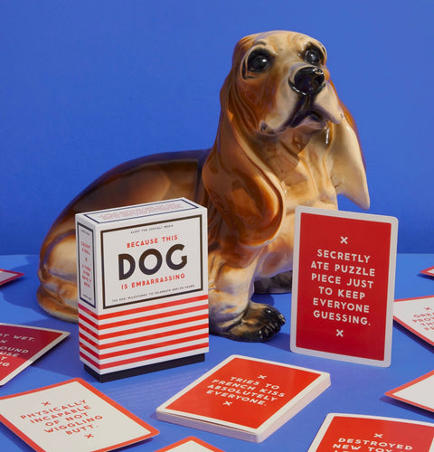 Brass Monkey Because This Dog Is Embarrassing - Pet Shame/Praise Deck