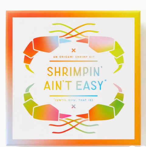 Coffee Table Games-Brass Monkey Shrimpin' Ain't Easy Origami Kit