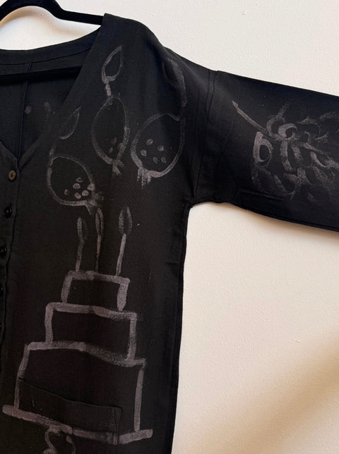 Hand-Painted Jumpsuit S/M #2