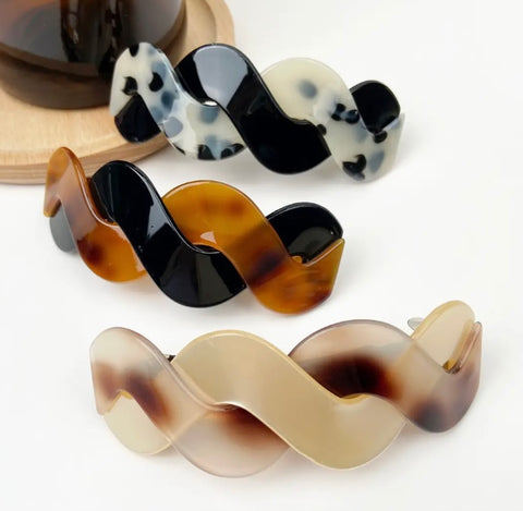 Bow-Knot Crescent Hair Clip