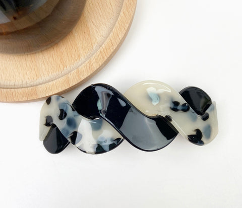 Bow-Knot Crescent Hair Clip