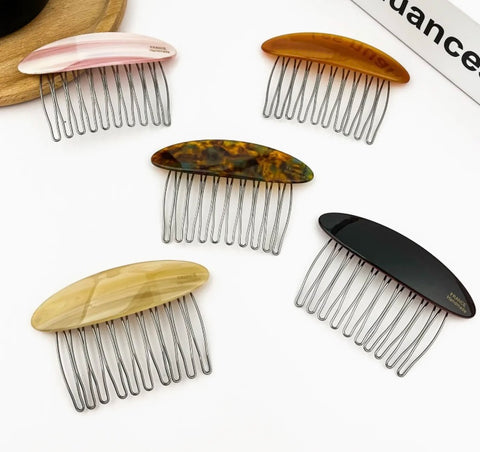 Elegant French Style Hair Comb Clip- Options