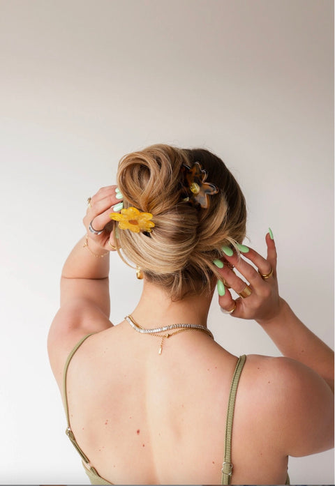 Flower French Hair Pins- options