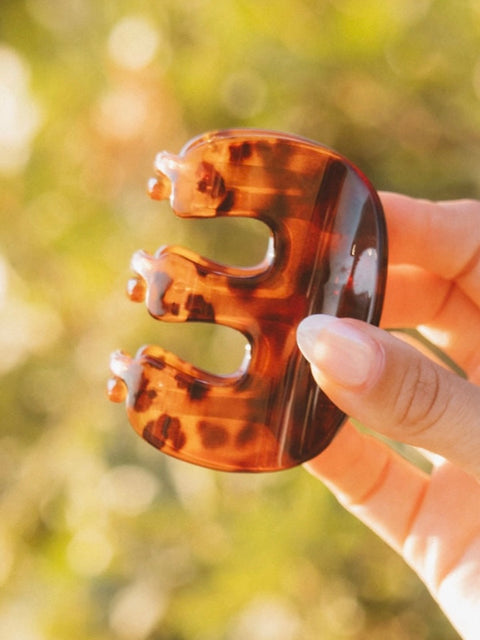 3 Prong Simple Matte Hair Claw Clip- Options