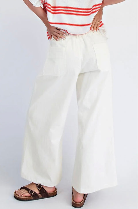 Wide Leg Pleated Pants