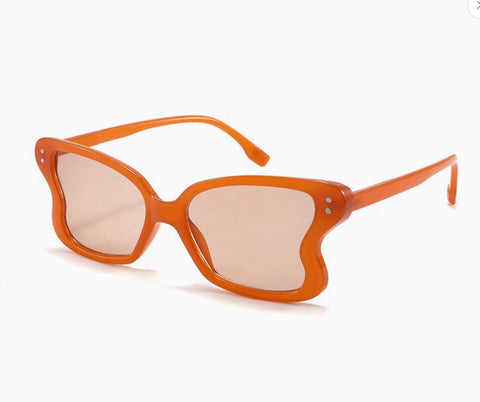 Butterfly Framed Contrast Sunglasses -options