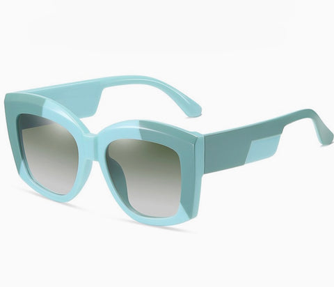 Stereo Framed Contrast Sunglasses -options