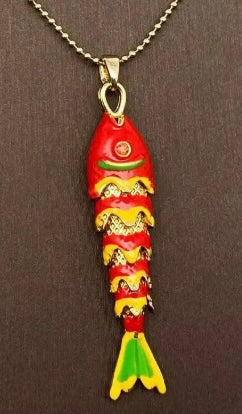 Summer Ocean Fish Charm Necklace- Options