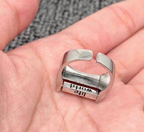 Fuck Everything Rotatable Word Ring