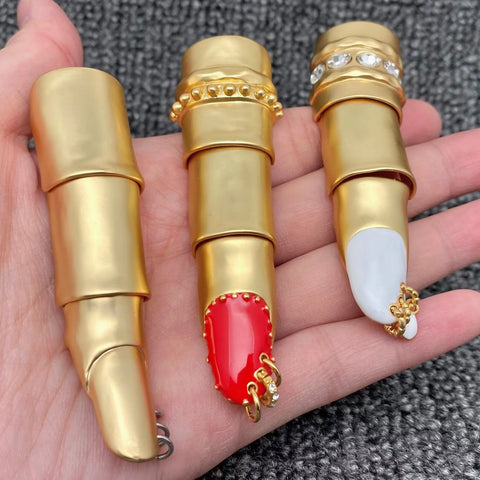 Gold Movable Finger Sleeve Ring-Options