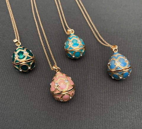 Openable Egg Charm Necklace -Options