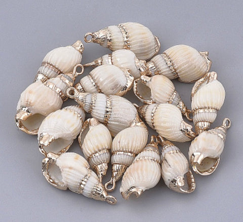 Spiral Shell Charm