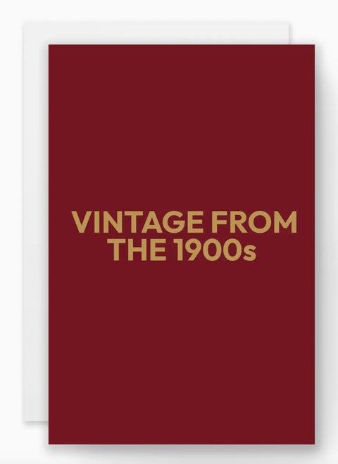Greeting Card- “ Vintage "