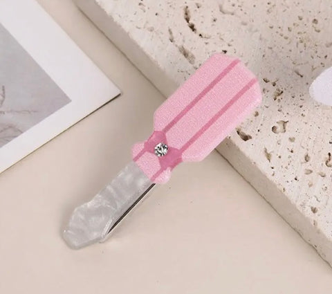 Whimsical Tool - Inspired Hair Claw, Cute Side Clip -options