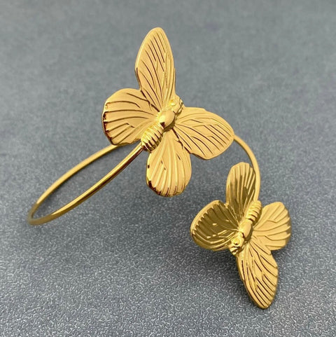 Double Butterfly Adjustable Cuff