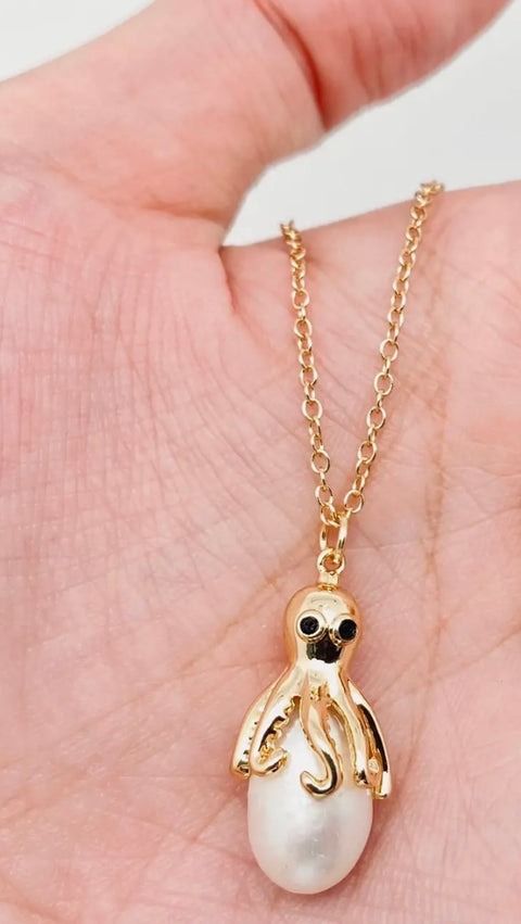Octopus Pendant Necklace