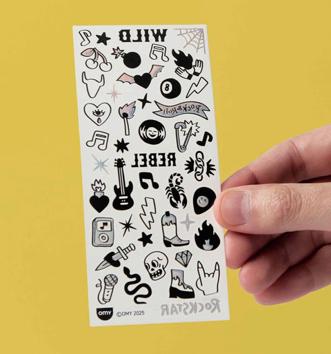 Flash Tattoo Pack- Rock n Roll