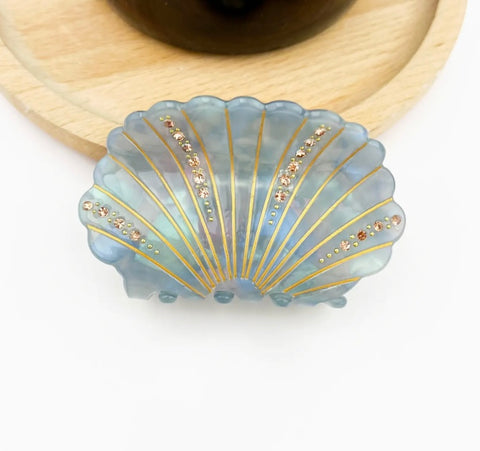 Crystal Shell Claw Clip