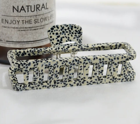 Speckled simple Hair Clips -options