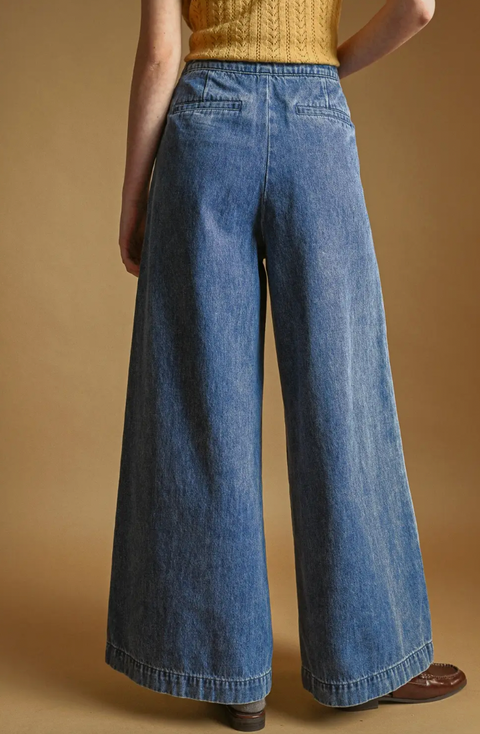 Sailor Denim Wide Pants