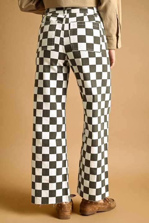 Checker Board Pants