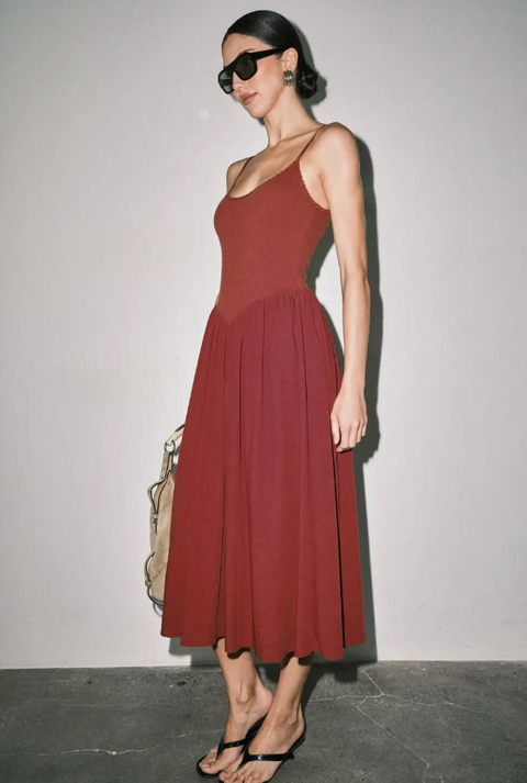 Chloe Contrast Maxi Dress