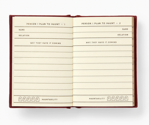 Brass Monkey Tiny Diary-Brass Monkey People I Plan To Haunt