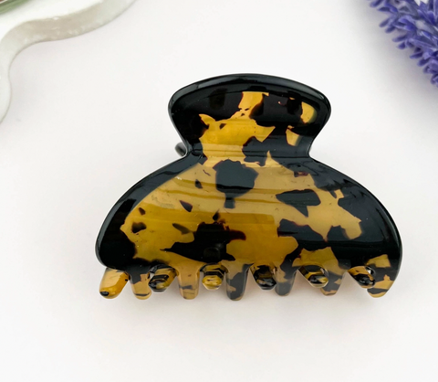 Round Small Pattern Hair Claw Clip-Options