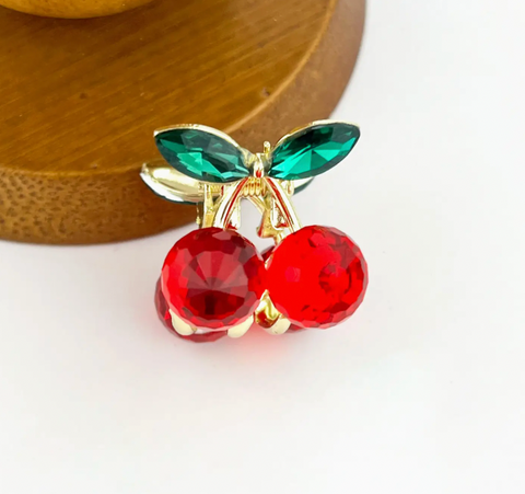 Cherry Mini Claw Clip