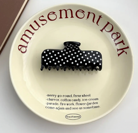 Classic Polka Dot Hair Clip
