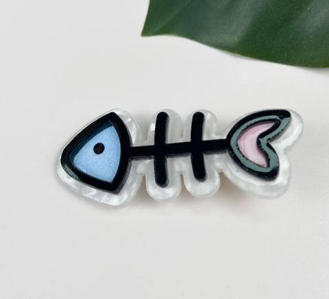 Cartoon Blue Fish Duckbill HairClip