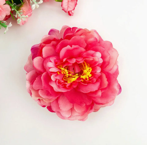 Peony Flower Barrette