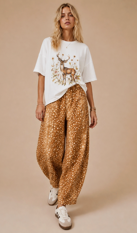 Fawn Barrel Leg Pants