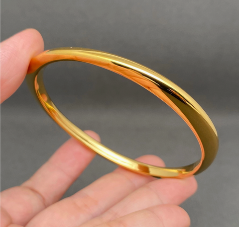 Gold 18K S.Steel Bangle