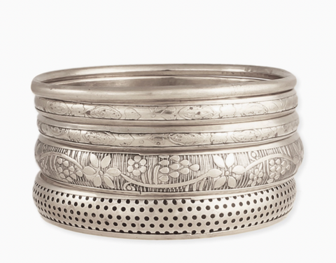 Victorian Vintage Gold Bangle Set