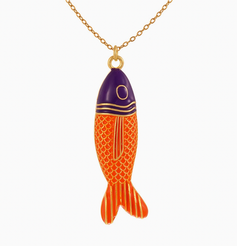 Chunky Fish Statement Necklace