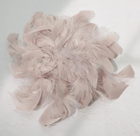 Feather Flower Hair Clip/Brooch