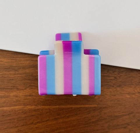Square Patterned Hair Claw Clip