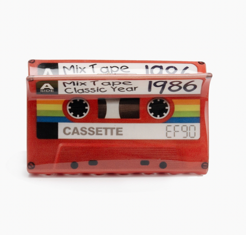 Cassette Tape Hair Claw Clip