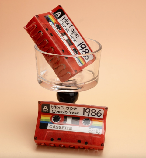 Cassette Tape Hair Claw Clip