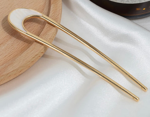 U-Shaped Metal Plate Hairpin