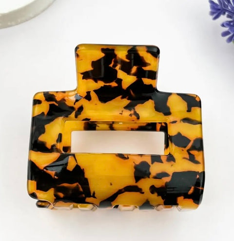 Mini ModernSquare Hair Claw Clips-options