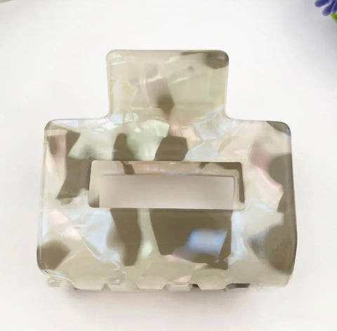 Mini ModernSquare Hair Claw Clips-options