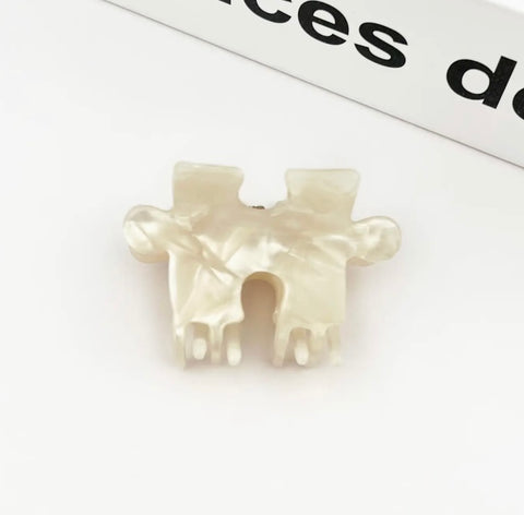 Puzzle Piece Claw Clip- Color options
