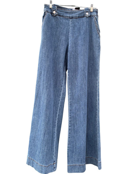 O.P. Bebe Button Belt Denim Jeans