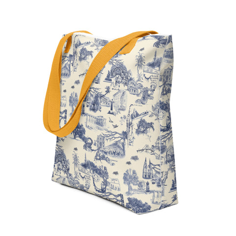 Savannah Toile Basic Tote Bag