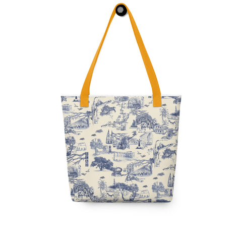 Savannah Toile Basic Tote Bag